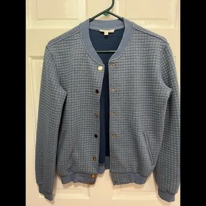 Cloth Quilted Bomber Jacket